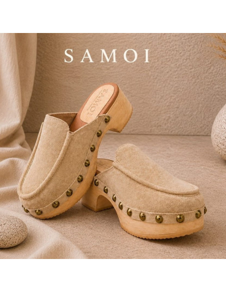 Zuecos de piel para mujer | Samoi Shoes