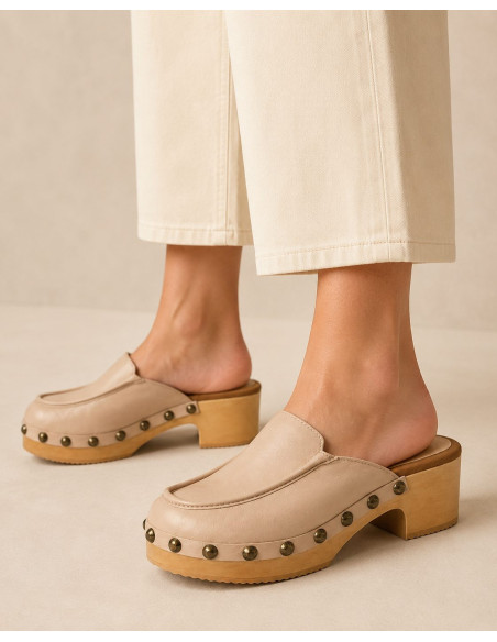 Zuecos de piel para mujer | Samoi Shoes