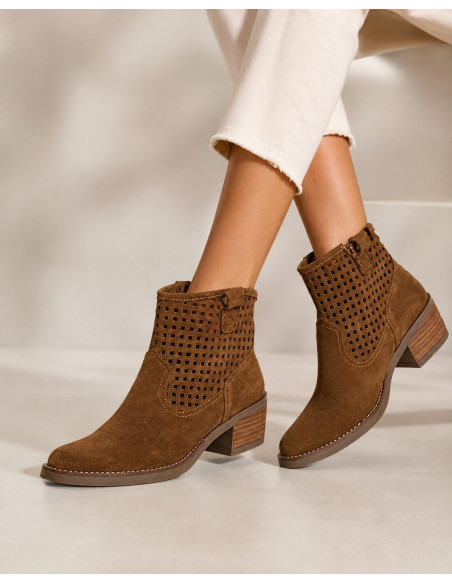 Botines de piel para mujer | Samoi Shoes